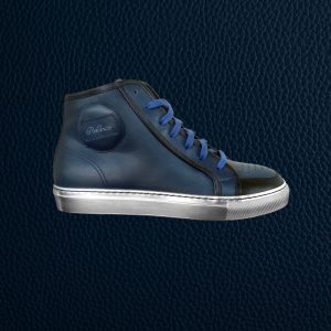 Reflects Blue leather High-Top's - Image 4